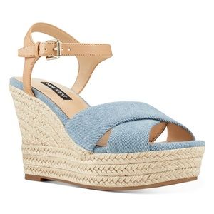 Nine West Dane Platform Espadrille Wedge Sandals